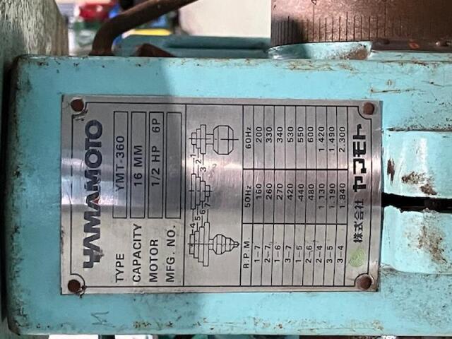 ヤマモト YMT-360 Desktop Drilling Machine Image 2