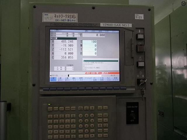 OKK VP600-5AX 5軸マシニングセンタ の画像 2枚目