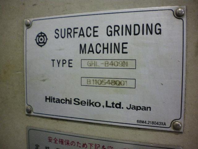 HITACHI SEIKO GHL-B409N Surface Grinder Image 8