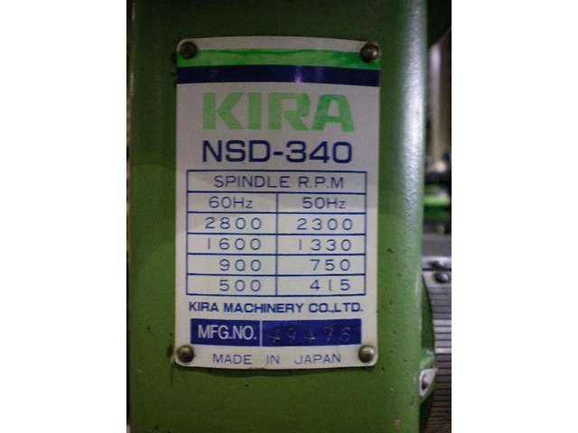 KIRA CORPORATION NSD-340 Desktop Drilling Machine Image 5