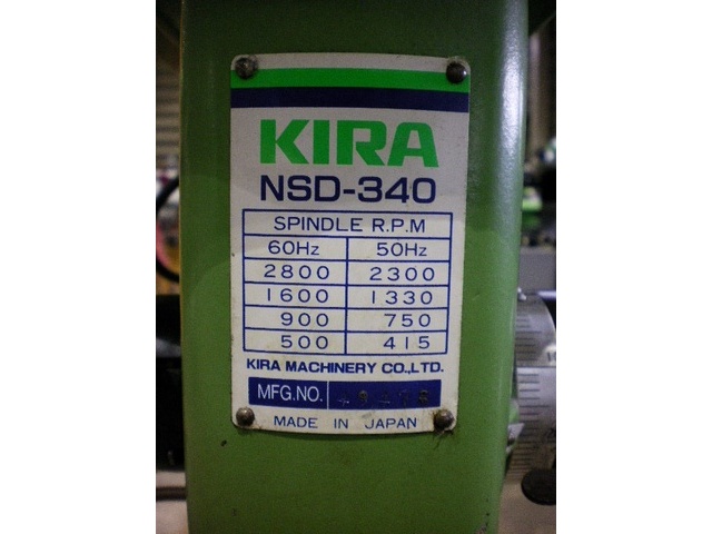 KIRA CORPORATION NSD-340 Desktop Drilling Machine Image 5