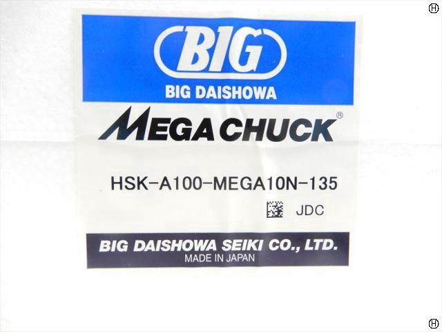 大昭和精機 BIG HSK-A100-MEGA10N-135 HSK の画像 2枚目