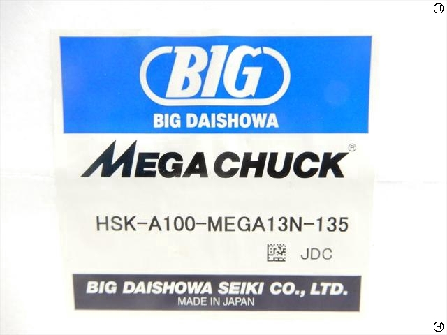 大昭和精機 BIG HSK-A100-MEGA13N-135 HSK Image 2