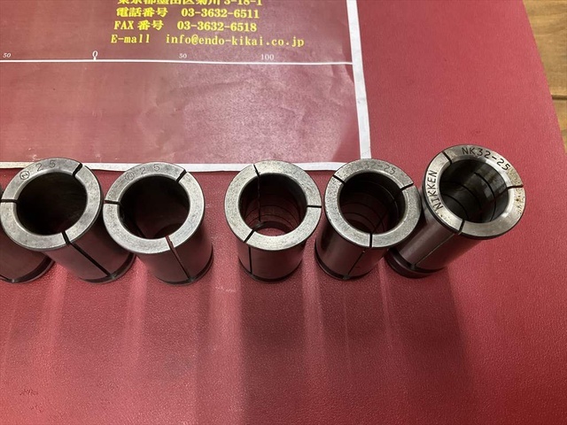 NIKKEN KOSAKUSHO WORKS 32-25×6個 KM32-25×3個 計9個 Tooling Accessories Image 4
