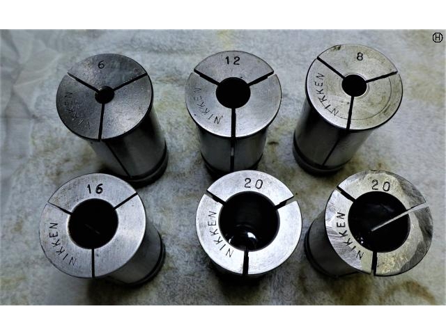 NIKKEN KOSAKUSHO WORKS ナット付き 6 12 8 16 20×2 計6個 Tooling Accessories Image 2