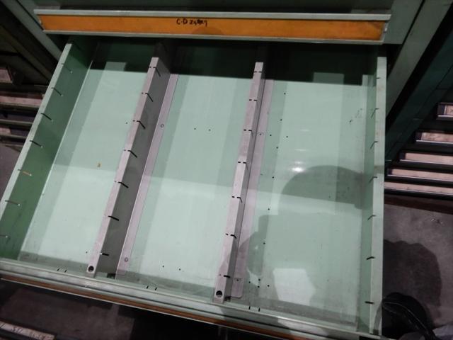 プラス 620×600×1100mm 9段 鍵なし ツールキャビネット の画像 3枚目