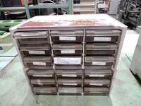  340×220×150mm 1セット/2個 ツールキャビネット WA-134 の画像