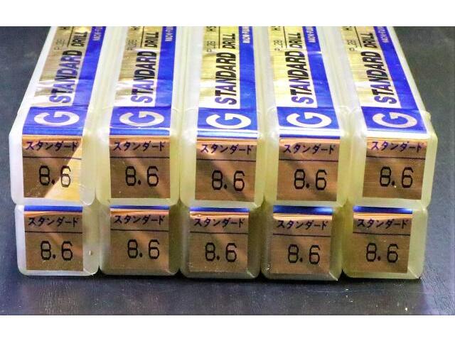 不二越 Nachi Gスタンダード 8.6 10個 未使用 ドリル の画像 3枚目