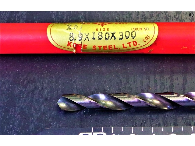 KOBELCO 8.9×180×300 未使用 ドリル の画像 2枚目