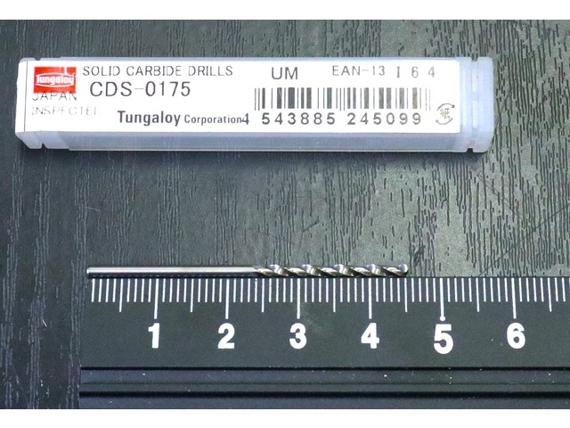 タンガロイ CDS-0175 1.75 未使用 ドリル の画像 1枚目