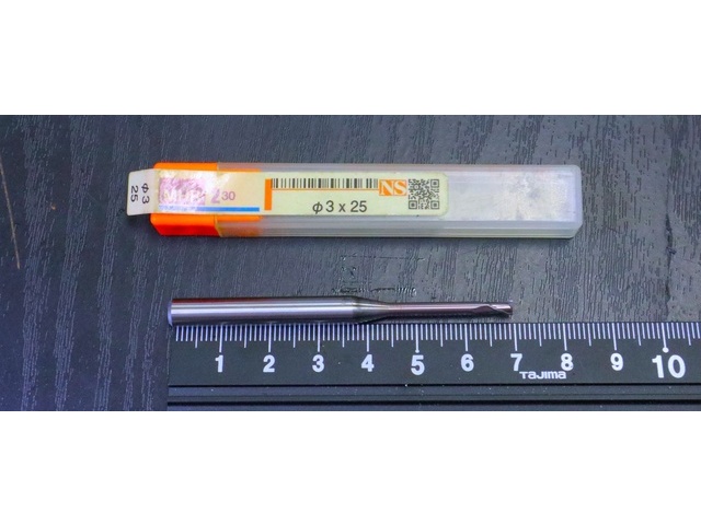 日進工具 NS φ3×25 未使用 ドリル の画像 1枚目