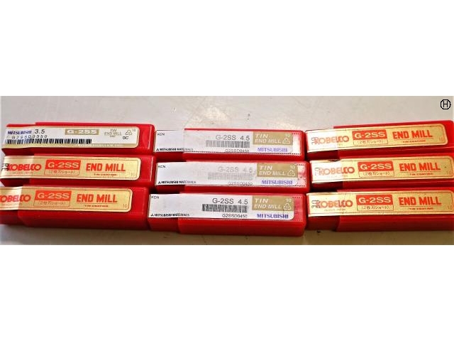 KOBE STEEL G-2SS 3.5×3 4.5×3 5.5×3 計9個 End Mill Image 2