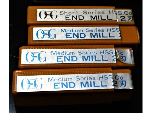 OSG 2枚刃 EDN 2.5 4個 未使用 エンドミル の画像 2枚目