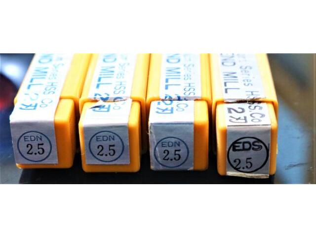 OSG 2枚刃 EDN 2.5 4個 未使用 エンドミル の画像 3枚目