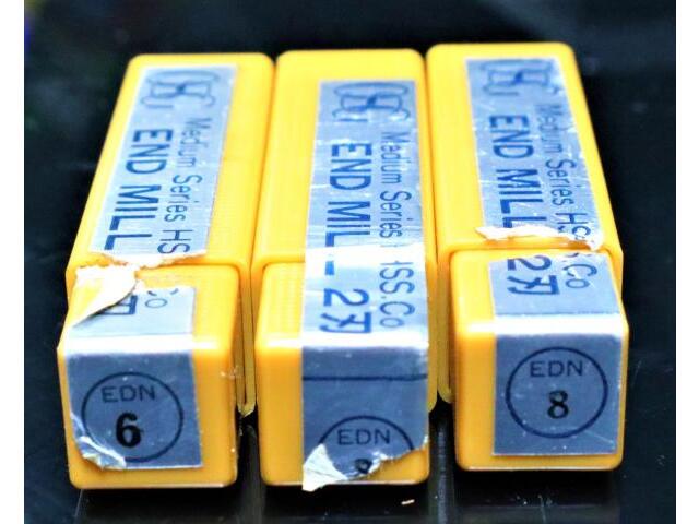 OSG 2枚刃 EDN 6 8×2 計3個 未使用 エンドミル の画像 3枚目