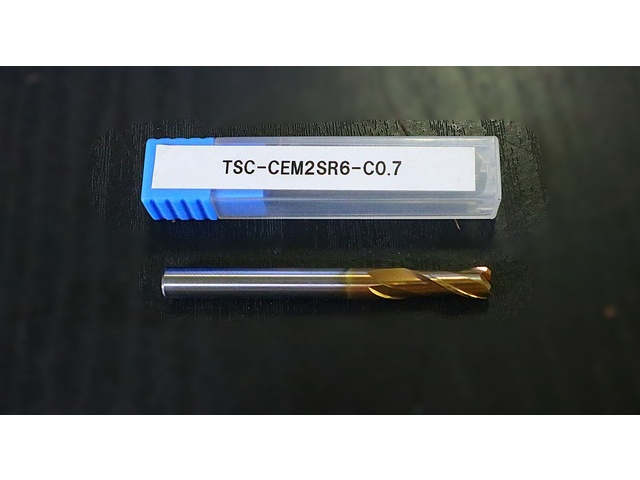 MISUMI CORP TSC-CEM2SR6-C0.7 End Mill Image 1
