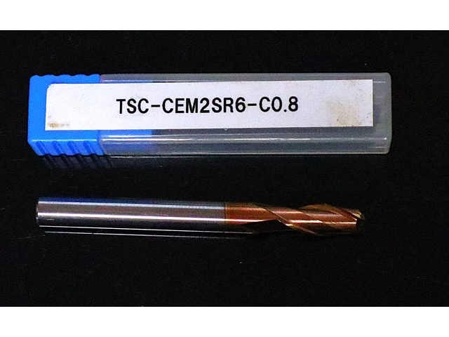 MISUMI CORP TSC-CEM2SR6-C0.8 未使用 End Mill Image 1