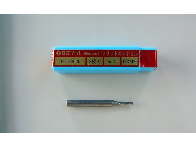 HITACHI TOOL HES2020 φ2 End Mill Image 1