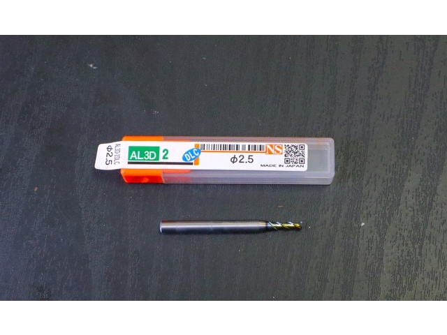 日進工具 NS AL3D Φ2.5 未使用 エンドミル の画像 1枚目
