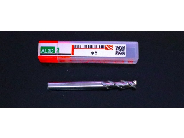 日進工具 NS AL3D-2 φ6 未使用 エンドミル の画像 1枚目