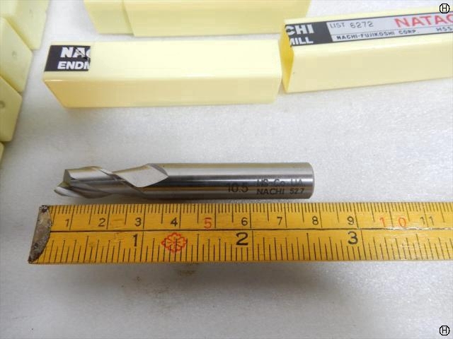不二越 Nachi 刃径10.5mm S2 8本 エンドミル の画像 2枚目