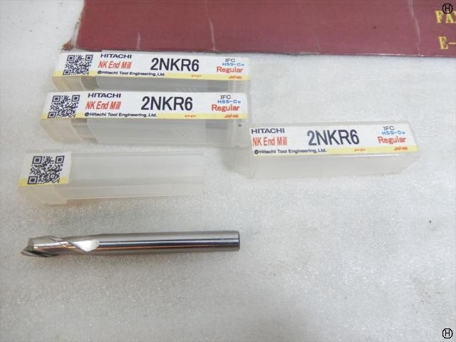 HITACHI TOOL 2NKR6 刃径6mm 3本 End Mill Image 2