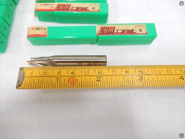 HITACHI TOOL ESM8 2Ft 刃径8mm 9本 End Mill Image 2