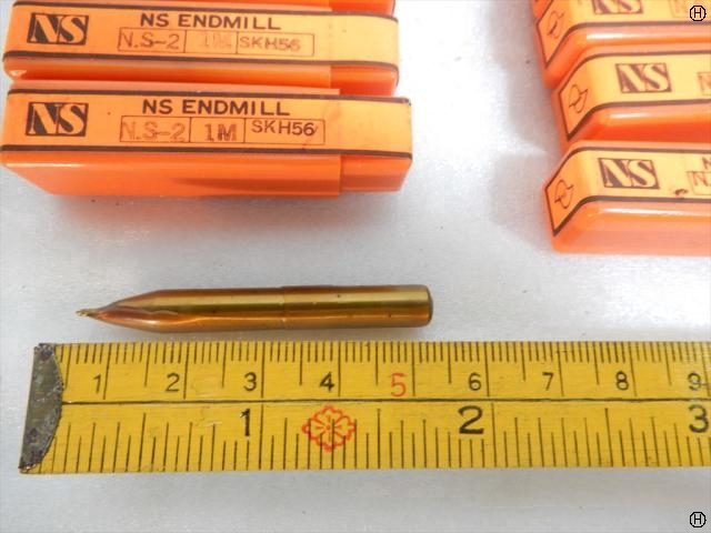 日進工具 NS 1M SKH56 刃径1mm 10本 エンドミル の画像 2枚目