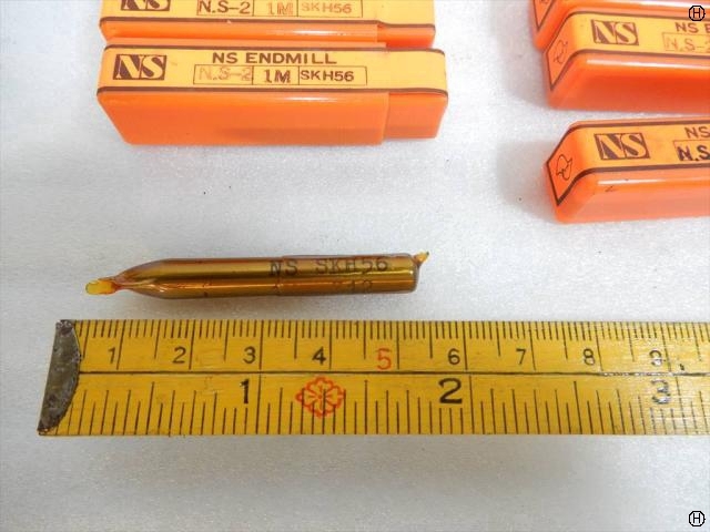 日進工具 NS 1M SKH56 刃径1mm 10本 エンドミル の画像 2枚目