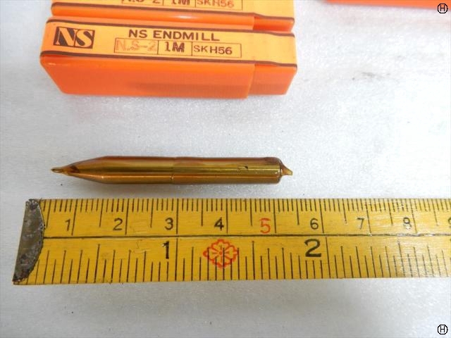 日進工具 NS 1M SKH56 刃径1mm 5本 エンドミル の画像 2枚目