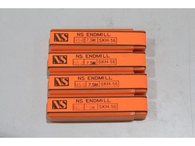 日進工具 NS NS-2 φ7.5 エンドミル の画像 1枚目