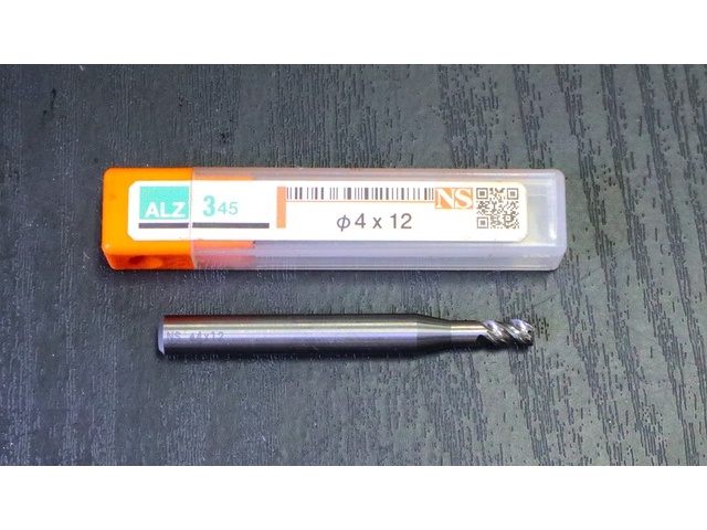 日進工具 NS ALZ 345 Φ4×12 未使用 エンドミル の画像 1枚目