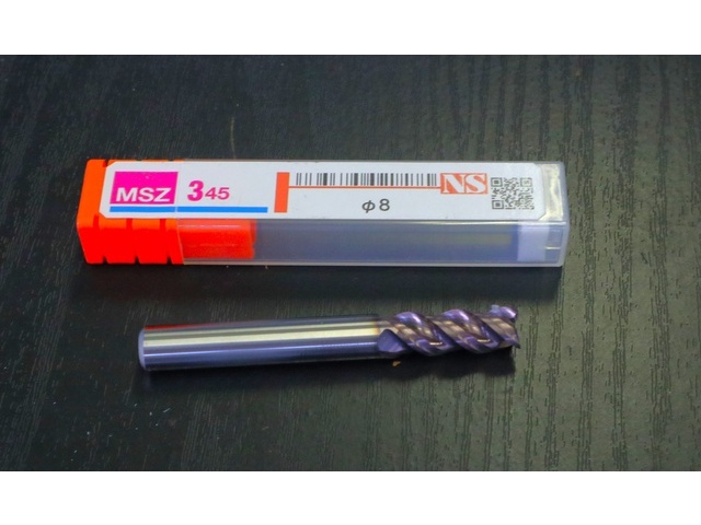 日進工具 NS MSZ345 Φ8 未使用 エンドミル の画像 1枚目