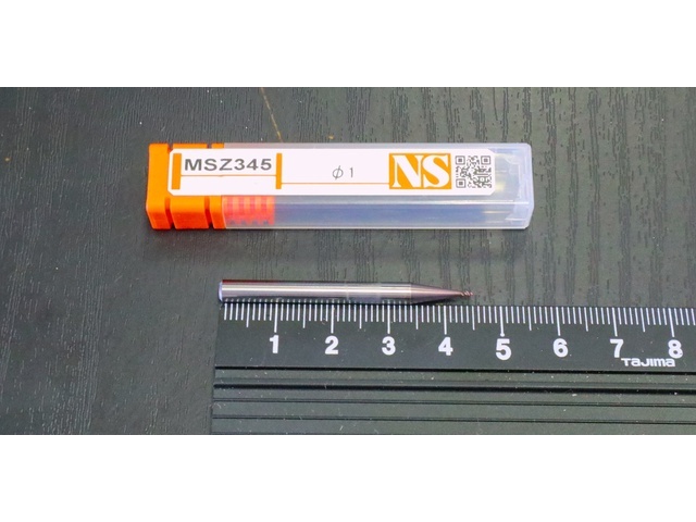 日進工具 NS Φ1 未使用 エンドミル の画像 1枚目