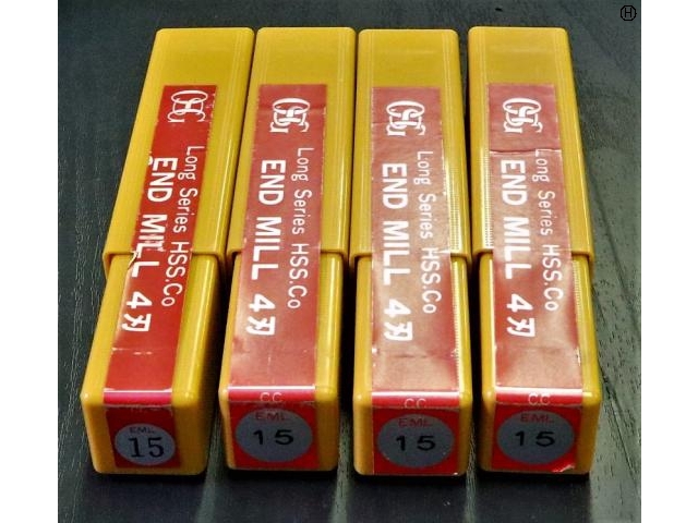 OSG 4枚刃 15 4個 未使用 エンドミル の画像 2枚目