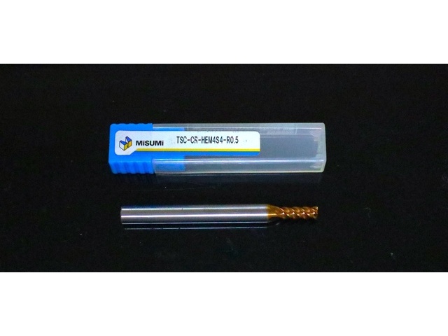 MISUMI CORP TSC-HEM4S4-R0.5 未使用 End Mill Image 1