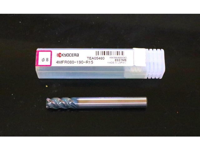 京セラ 4MFR080-190-R15 未使用 エンドミル の画像 1枚目