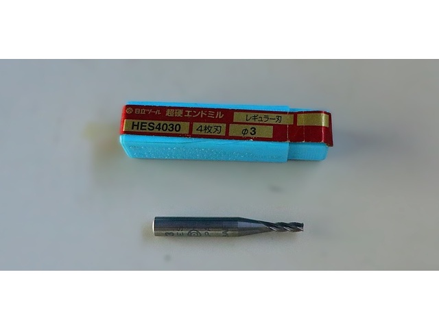 HITACHI TOOL HES4030 Φ3 End Mill Image 1