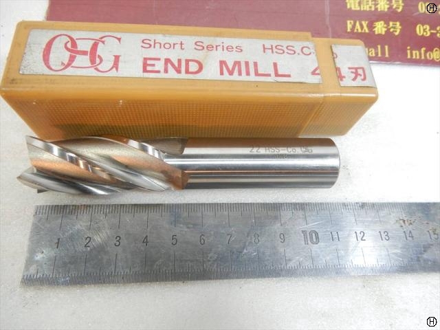 OSG Short Series EMS22 刃径22mm 1本 エンドミル の画像 2枚目