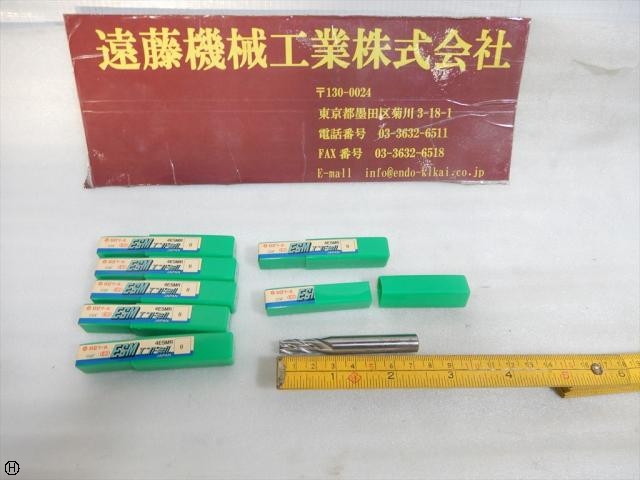 日立ツール 4ESMR8 刃径8mm 7本 エンドミル の画像 1枚目