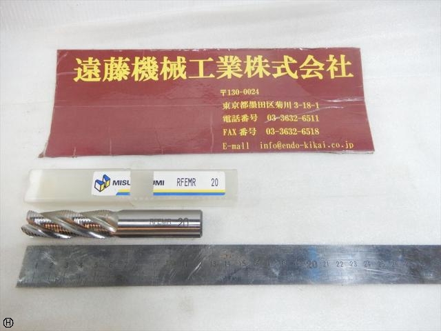 MISUMI CORP RFEMR20 刃径20mm 1本 End Mill Image 1