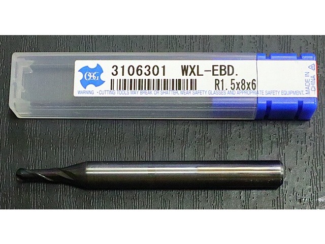 OSG WXL-EBD-R1.5X8X6 End Mill Image 1