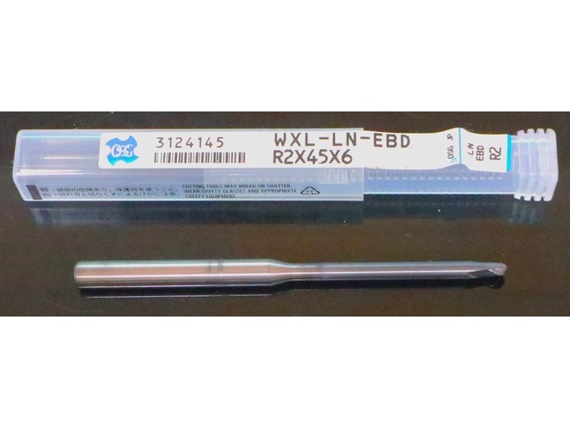 OSG WXL-LN-EBD R2×45×6 未使用 エンドミル の画像 1枚目