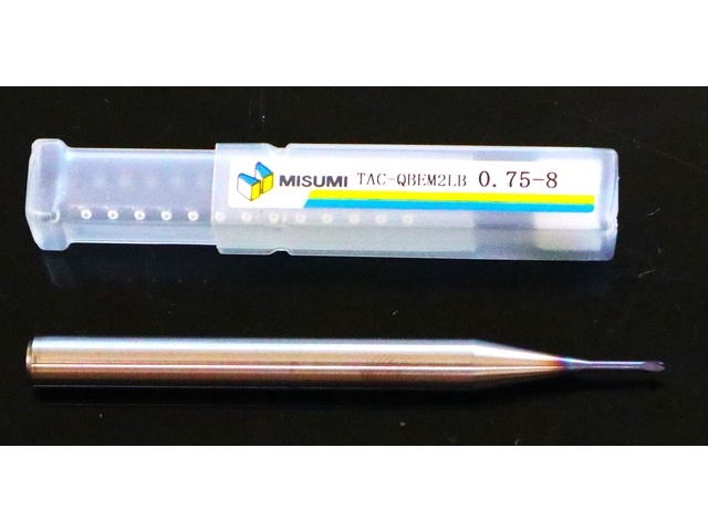 MISUMI CORP TAC-QBEM2LB 0.75-8 未使用 End Mill Image 1