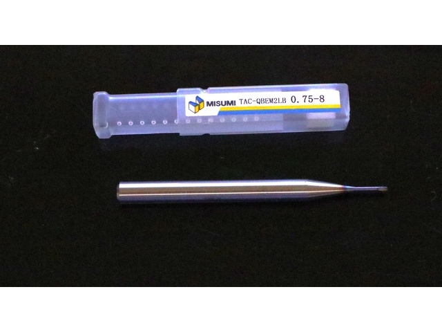 MISUMI CORP TAC-QBEM2LB 0.75-8 未使用 End Mill Image 1
