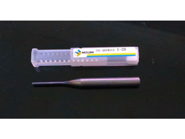 MISUMI CORP TAC-QBEM2LB 1-20 未使用 End Mill Image 1