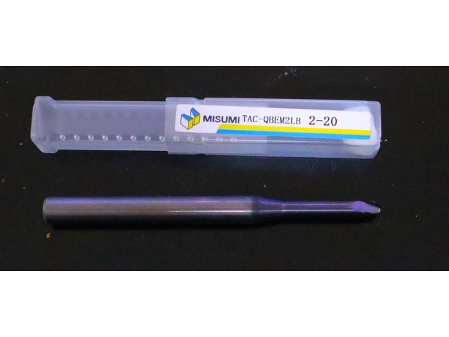 MISUMI CORP TAC-QBEM2LB 2-20 End Mill Image 1