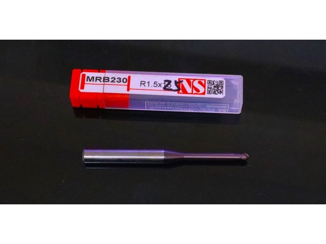 日進工具 NS MRB230 R1.5×25 未使用 エンドミル の画像 1枚目