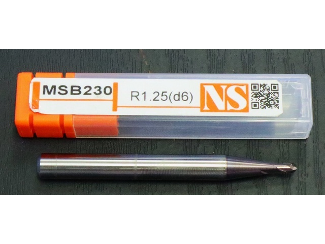 日進工具 NS MSB230 R1.25(d6) 未使用 エンドミル の画像 1枚目