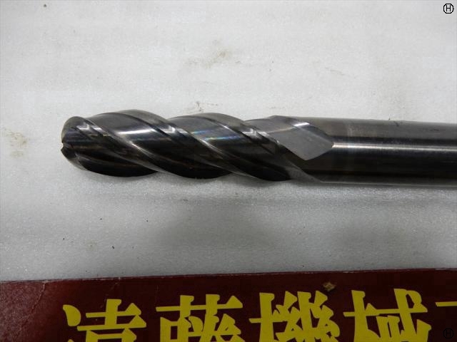  径20(R10) 刃長60mm250mm エアーホールなし End Mill Image 2